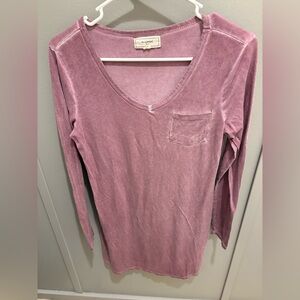 No Comment Mauve Long Sleeve Dress